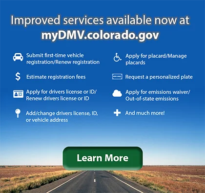 improved DMV services poster