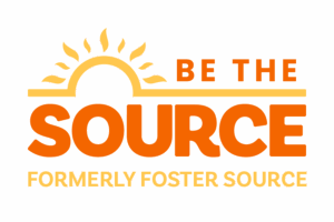 Be The Source logo with sun design, formerly Foster Source.