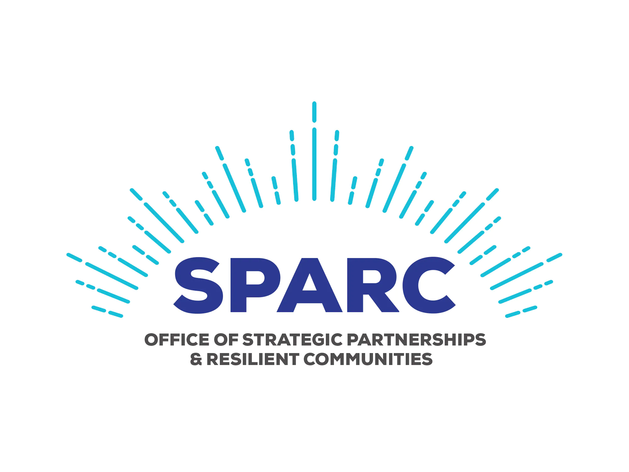 SPARC logo with blue rays; text reads "Office of Strategic Partnerships & Resilient Communities"