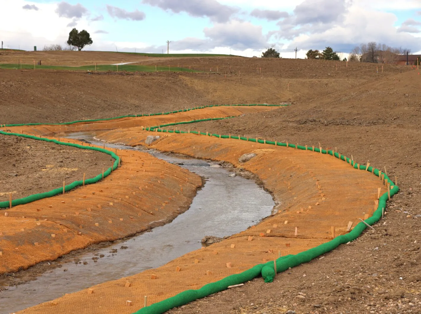 Photo of Brantner Gulch looking out to the skyline.