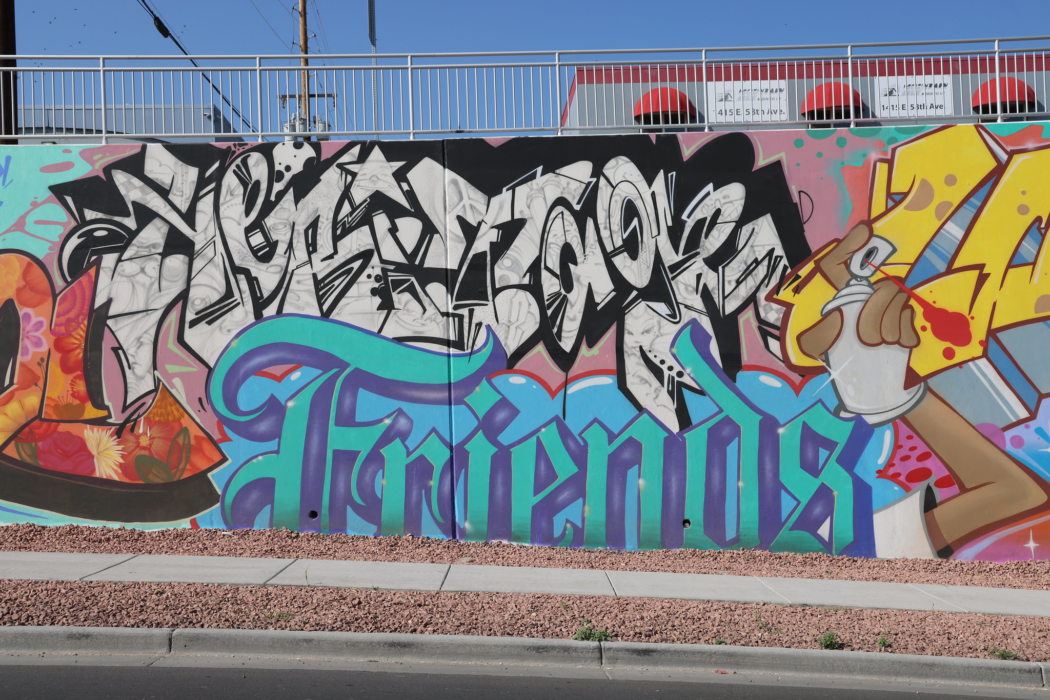 アート・デザイン・音楽 GRAFFITI WORLD Poster Cool music graffiti in urban style on the wall – Wall Art