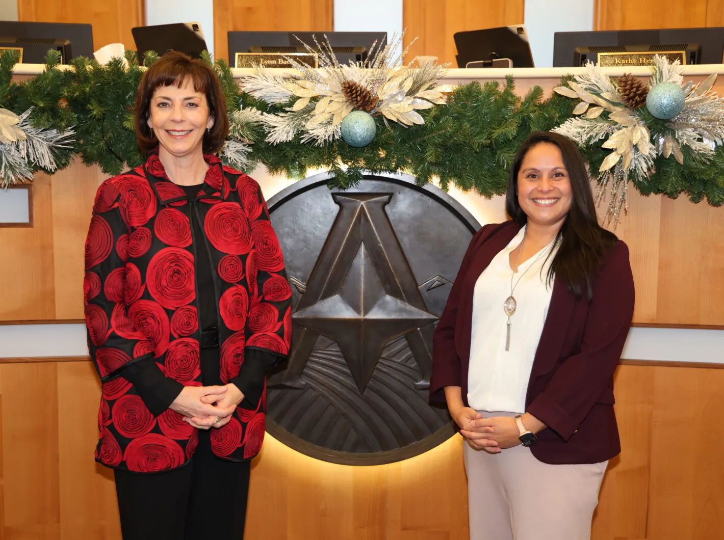 Commissioner Kathy Henson and Commissioner Julie Duran Mullica