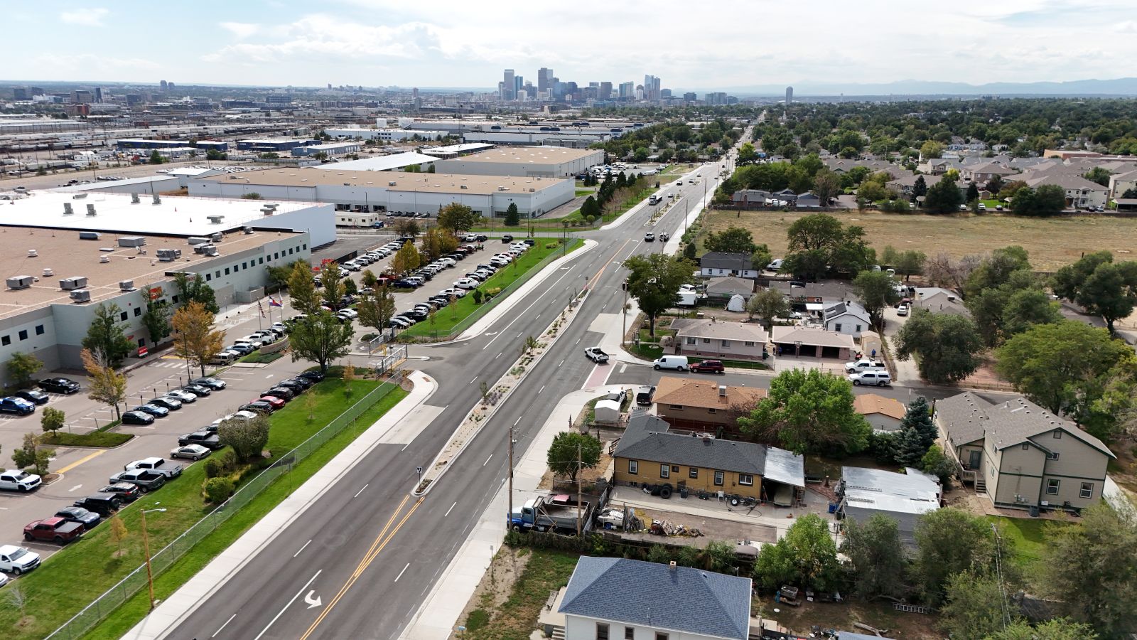Adams County roadway image.