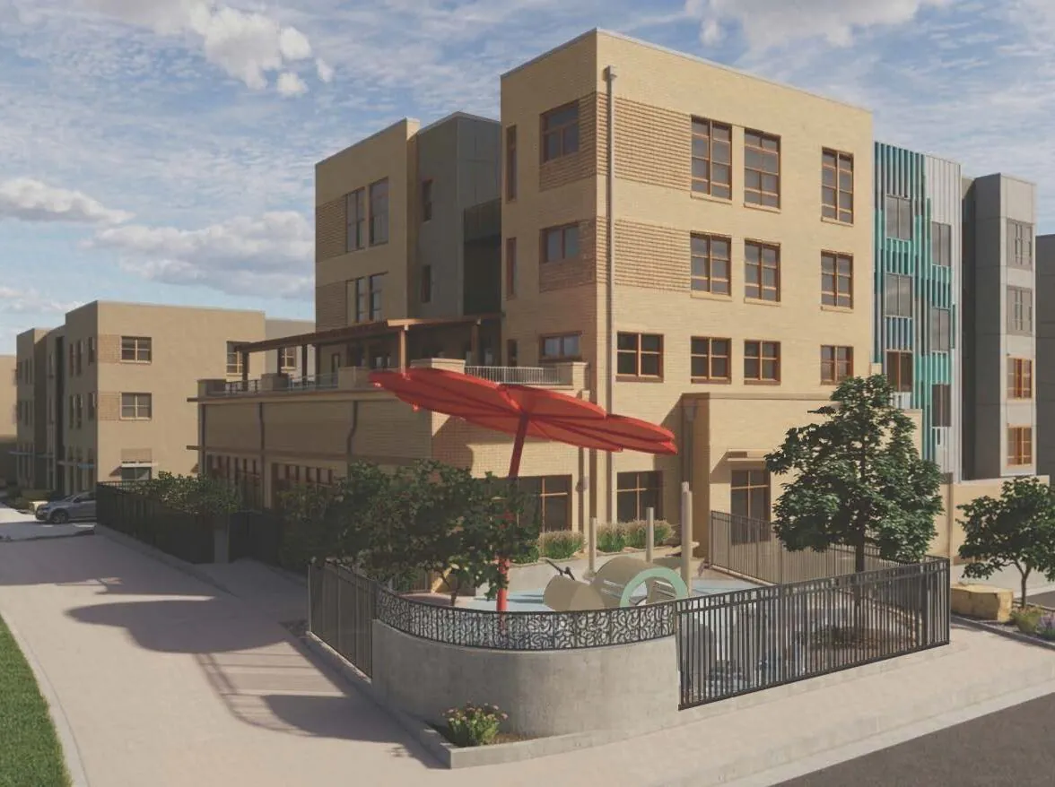 Photo of Grehound classroom exterior.